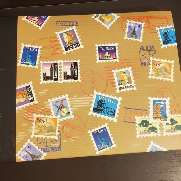 VINTAHE Stamp Collection Album Stock Book A4 9 x 12 36 Black Pages - Picture 2 of 11